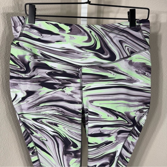 Lululemon Base Pace High-Rise Crop 23" Size 14 Paint Glide Warp Multi - Picture 3 of 10